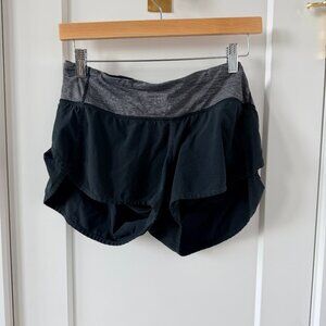 Lululemon Black Running Shorts
